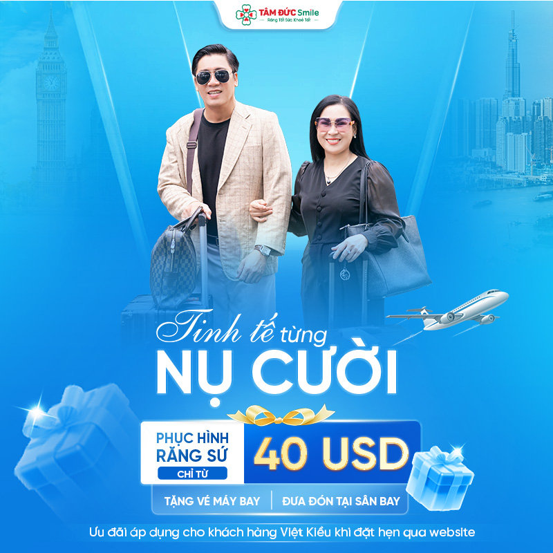 Ưu Đãi Dành Riêng Kiều Bào – Phục Hình Răng Sứ Chỉ Từ 40 USD