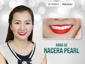 Răng sứ Nacera Pearl vừa cứng chắc vừa mang tính thẩm mỹ cao