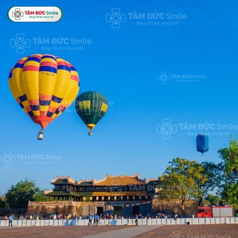 Lễ hội khinh khí cầu quốc tế tại Huế là hoạt động sôi nổi của mùa hè