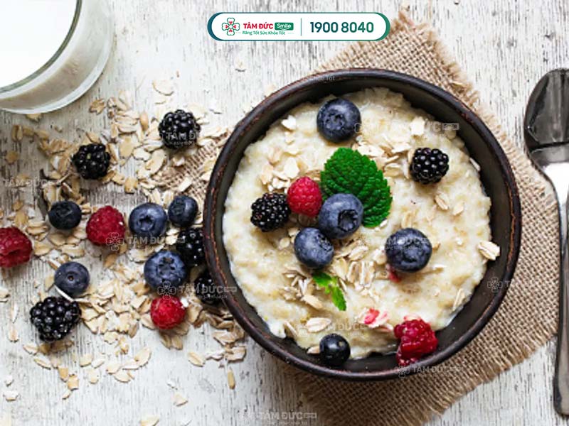 Cháo giúp giảm áp lực lên răng miệng