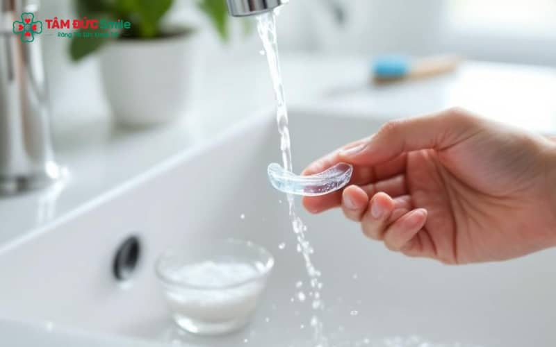 Duy trì thói quen chải răng, dùng chỉ nha khoa và súc miệng sau mỗi bữa ăn giúp hạn chế mảng bám và ngăn sâu răng