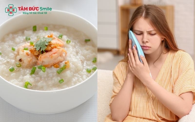 Chườm lạnh và chế độ ăn uống là phương pháp đơn giản nhưng hiệu quả để hỗ trợ giảm sưng và cảm giác căng tức vùng má trong 24-48 giờ đầu sau khi nhổ răng