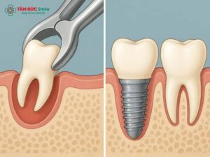 Nhổ răng không trồng lại có sao không?Thời gian và phương pháp trồng lại răng hiện nay