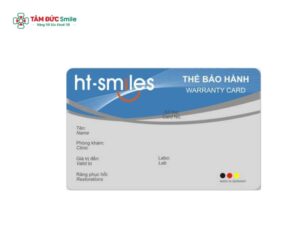Thẻ bảo hành răng sứ là gì? Thời gian, điều kiện bảo hành cần biết
