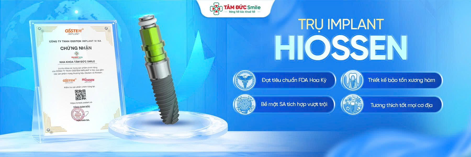 Trụ Implant Hiossen